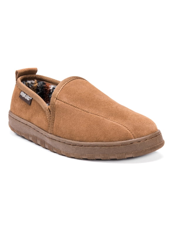 Men's Eric Genuine Suede Slip On Slippers