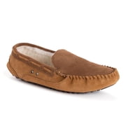 Muk Luk NEW Tan Leather Slippers moccasins Amazon.com | MUK LUKS Men main image 2