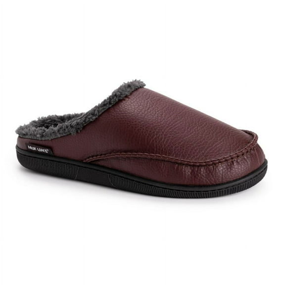 MUK LUKS Men's Faux Leather Clog Slippers
