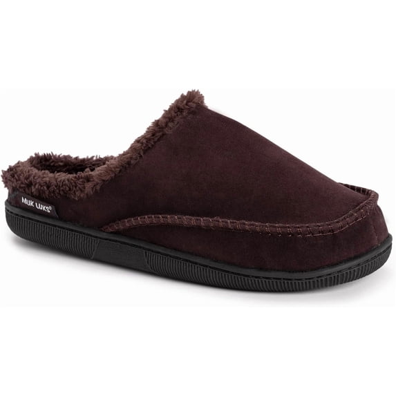 MUK LUKS Men's Faux Suede Clog Slippers