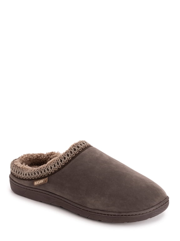 Men's Faux Suede Clog Slippers
