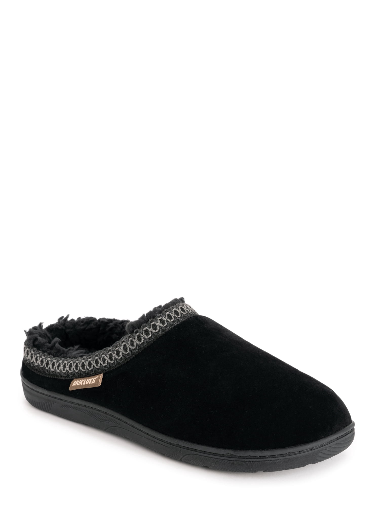 Men's Faux Suede Clog Slippers