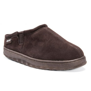 MUK LUKS Men's Matt Printed Berber Suede Clog Slippers