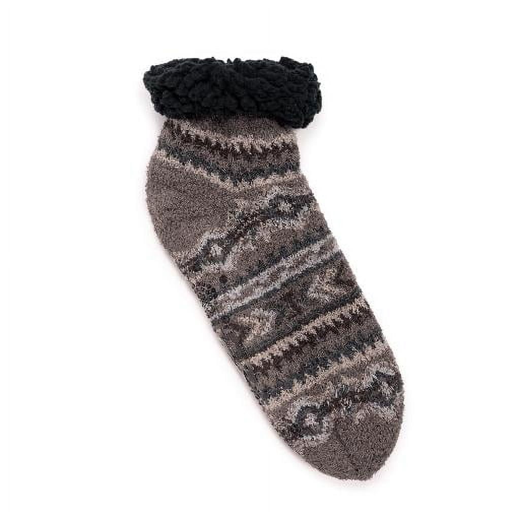 MUK LUKS Men's Refined Cozy Shortie Cabin Socks