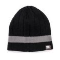 thumbnail image 1 of MEN RIB BEANIE-EBONY/GREY, 1 of 2