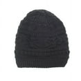 thumbnail image 1 of MUK LUKS Men's Textured Beanie-Black OS, 1 of 4