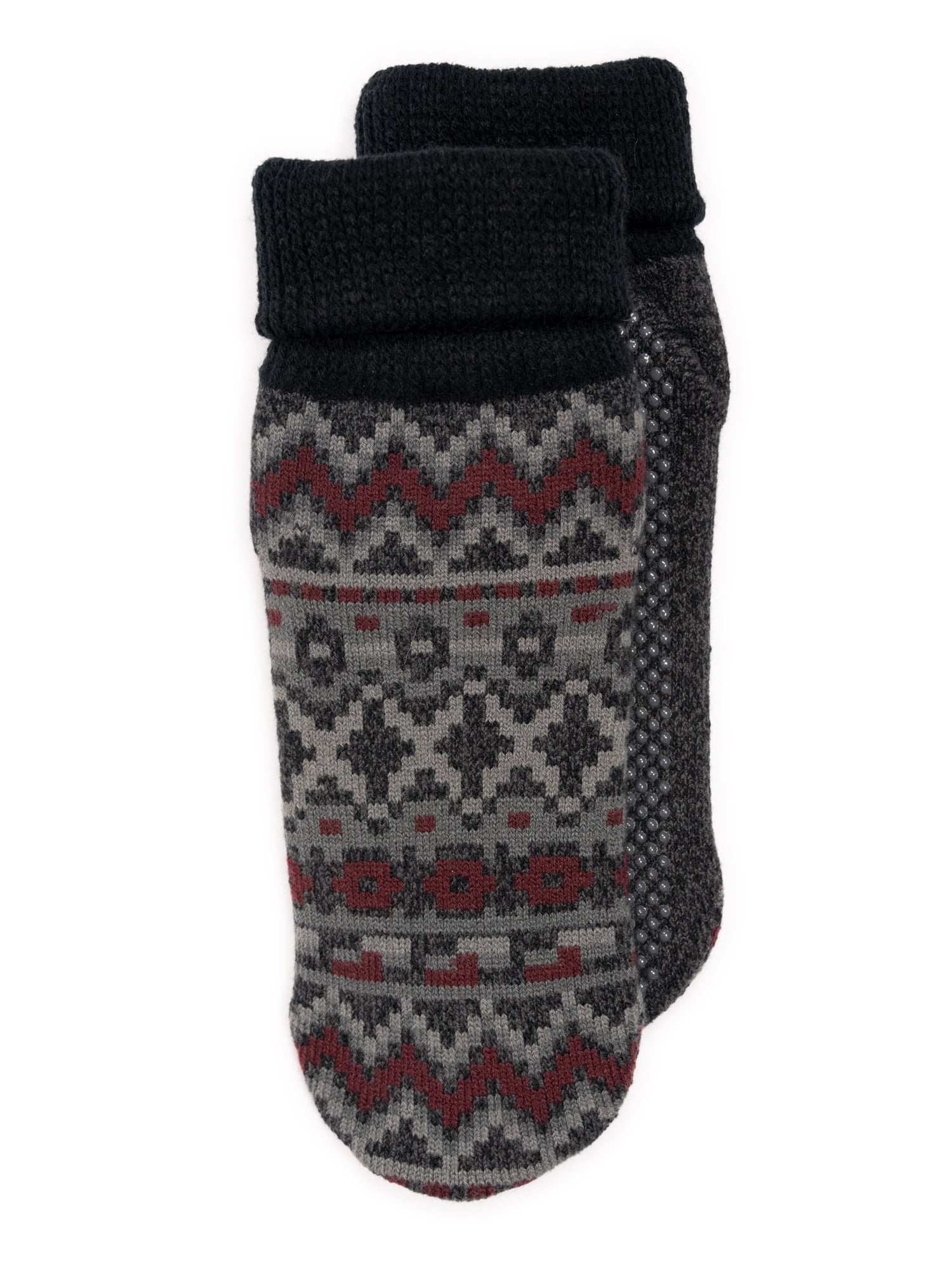 MUK LUKS Men's Thermal Slipper Socks, 1 Pair, One Size (10-13)