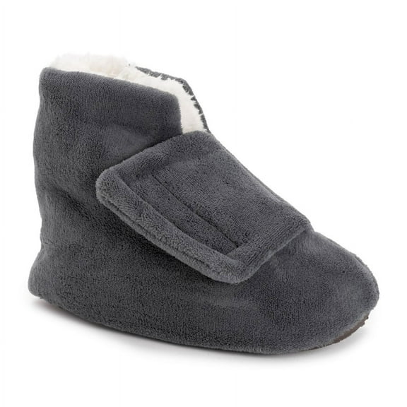 MUK LUKS Mens Adjustable Shearling Bootie