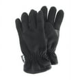 thumbnail image 1 of Quietwear Men's Waterproof Fleece Gloves , Black, Large, 1 of 3