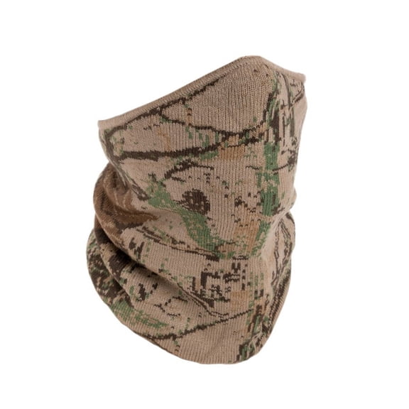 Quietwear Unisex Camo Knit Neck Gaiter, Adventure, One Size Fits Most