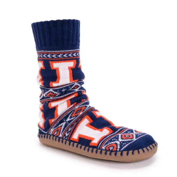 MUK LUKS Unisex Acrylic Illinois Slipper Socks