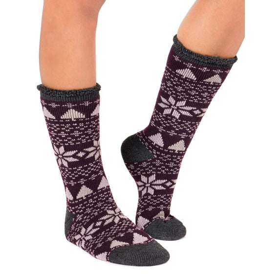 MUK LUKS® Women's 1-Pair Heat Retainer Thermal Socks
