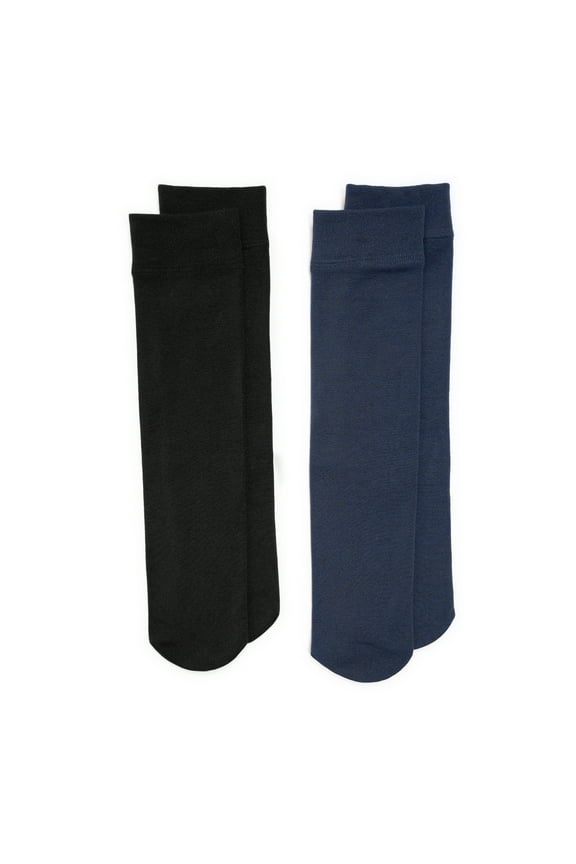 Women's 2 Pack Fleece Lined Knee High Socks
