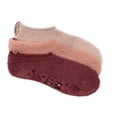 thumbnail image 1 of MUK LUKS Women's 3 Pack Ballerina Cozy Socks-Grippers, 1 of 2