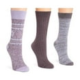 thumbnail image 1 of MUK LUKS® Women's 3 Pair Pack Boot Socks, 1 of 3