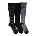 thumbnail image 1 of MUK LUKS Women's 3 Pair Pack Compression Socks, 1 of 6