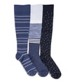 thumbnail image 1 of MUK LUKS Women's 3 Pair Pack Compression Socks, 1 of 5