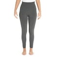 thumbnail image 1 of MUK LUKS Women's 4" High Waisted Fleece Lined Leggings, 1 of 7