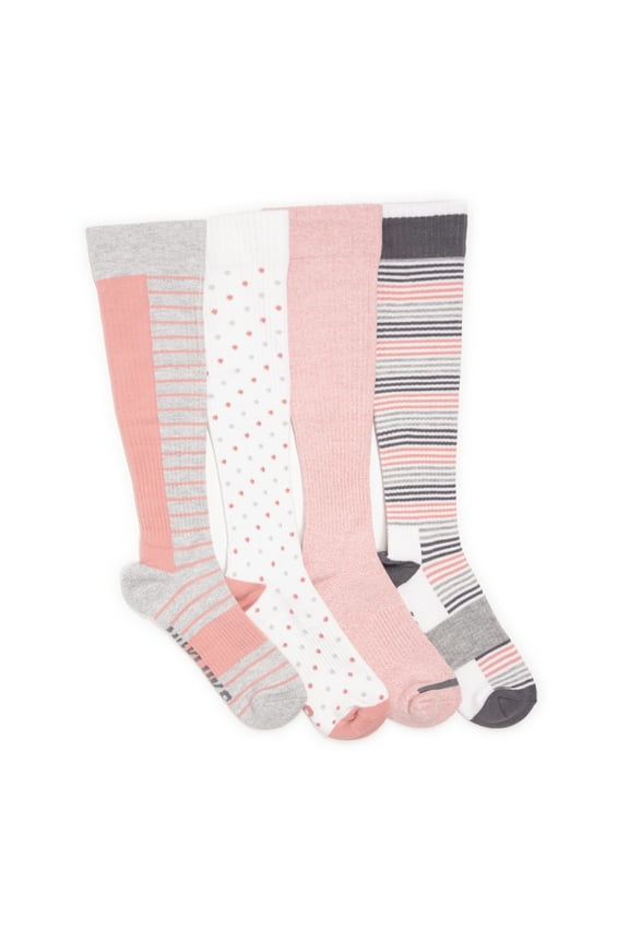 Women's 4 Pack Cotton Compression Socks