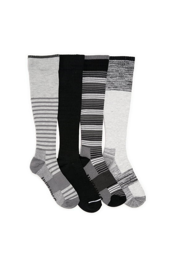 Women's 4 Pack Cotton Compression Socks