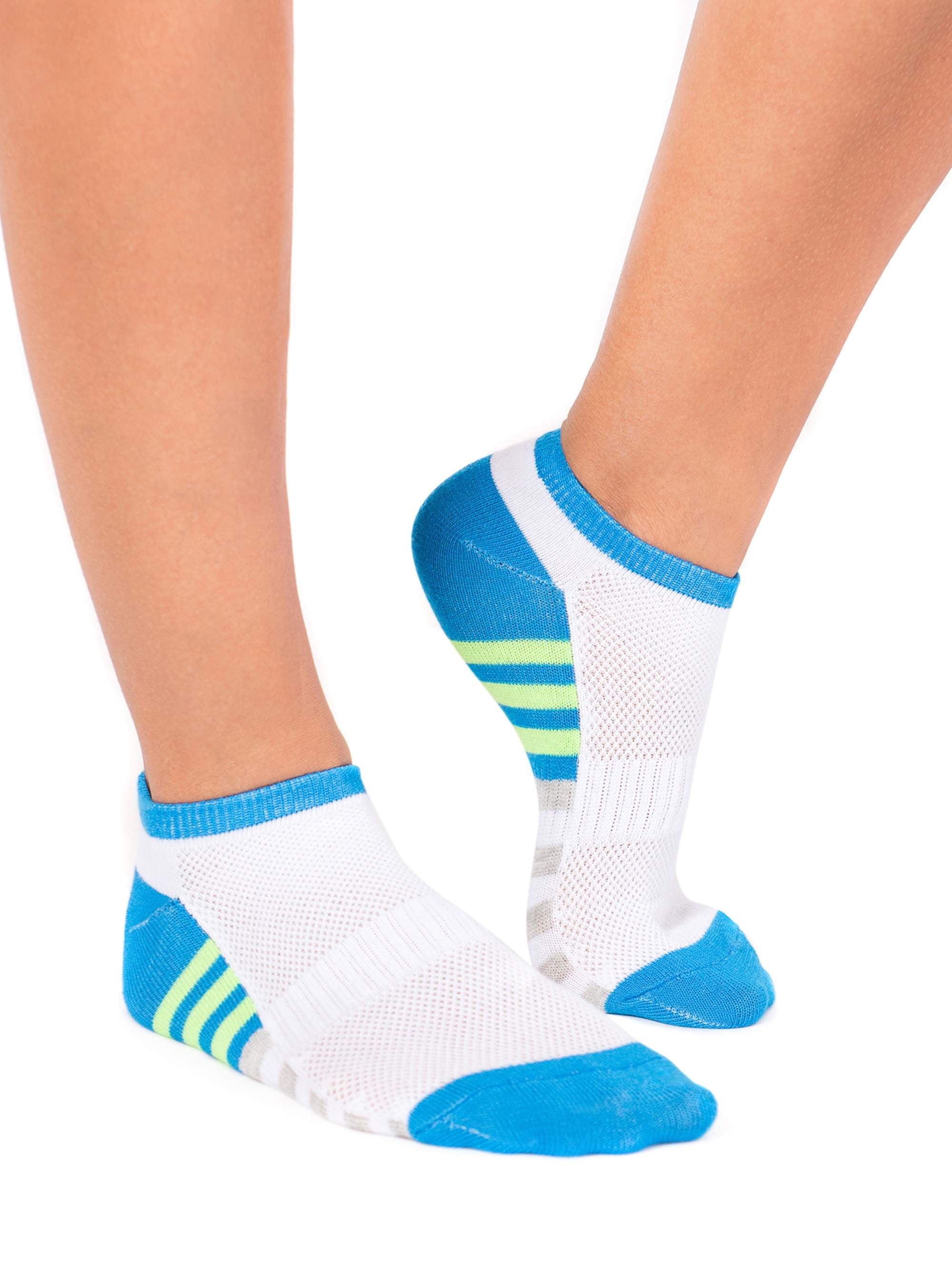 MUK LUKS® Women's 6 Pair Pack No Show Compression Arch Socks