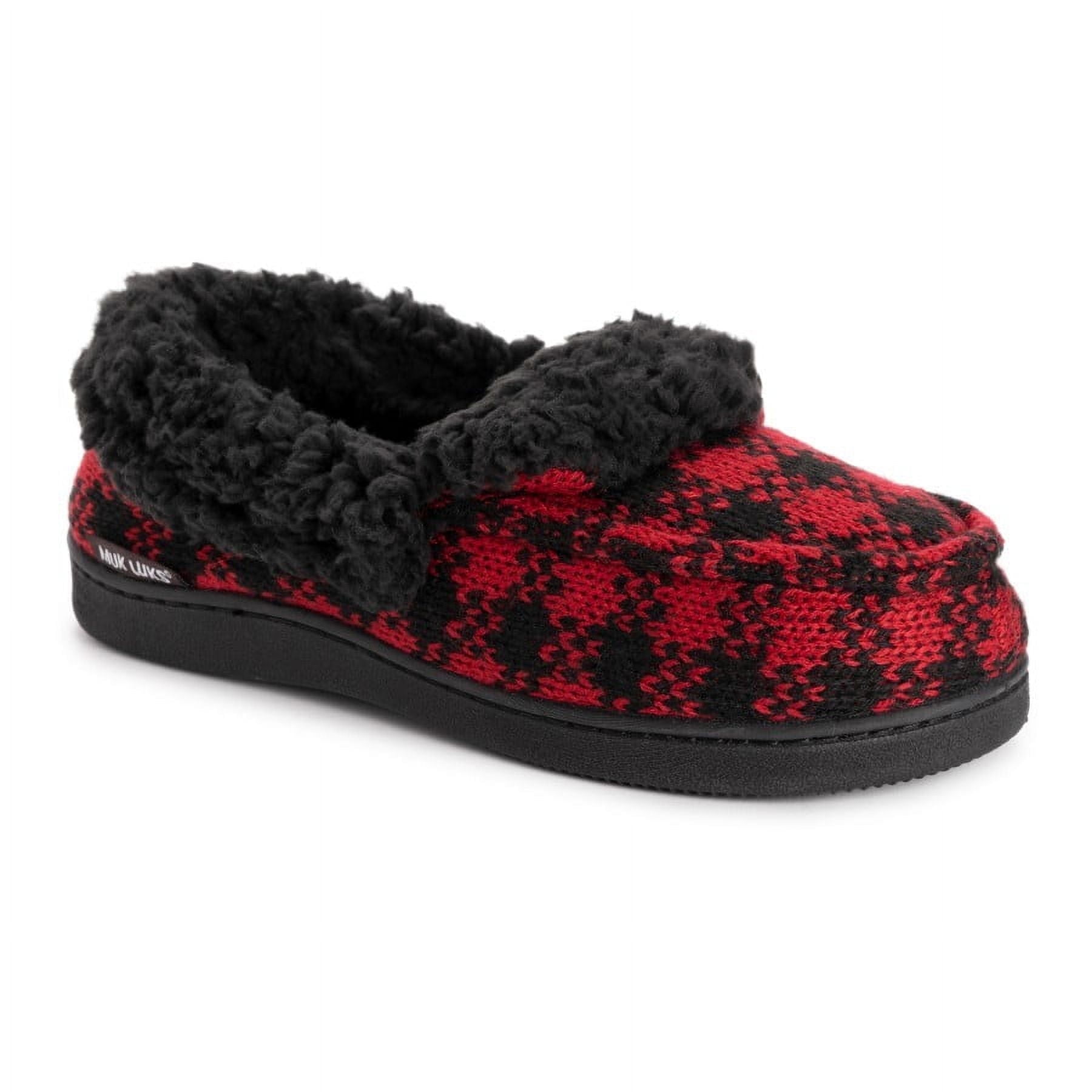 MUK LUKS Anais Pantofole Donna In Viola Chiaro: Mocassini In Pelliccia Sintetica Con Suola TPR Per Interni/Esterni, Taglia X-Large - 2