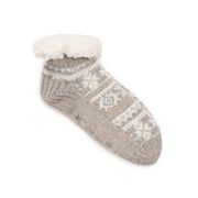 MUK LUKS Women's Ankle Cabin Socks, 1-Pack, Sizes S-XL