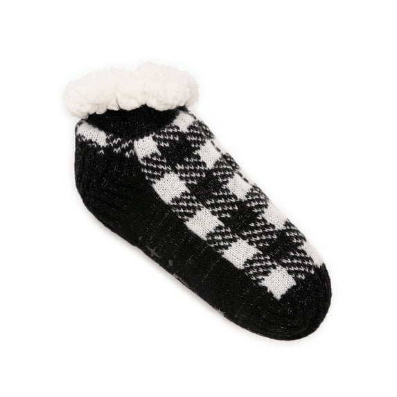 MUK LUKS Women's Ankle Cabin Socks, 1-Pack, Sizes S-XL