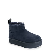 MUK LUKS Women's Augie Mini Side Zip Cozy Bootie
