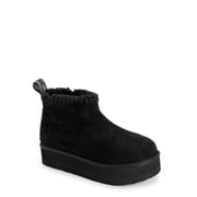 MUK LUKS Women's Augie Mini Side Zip Cozy Bootie
