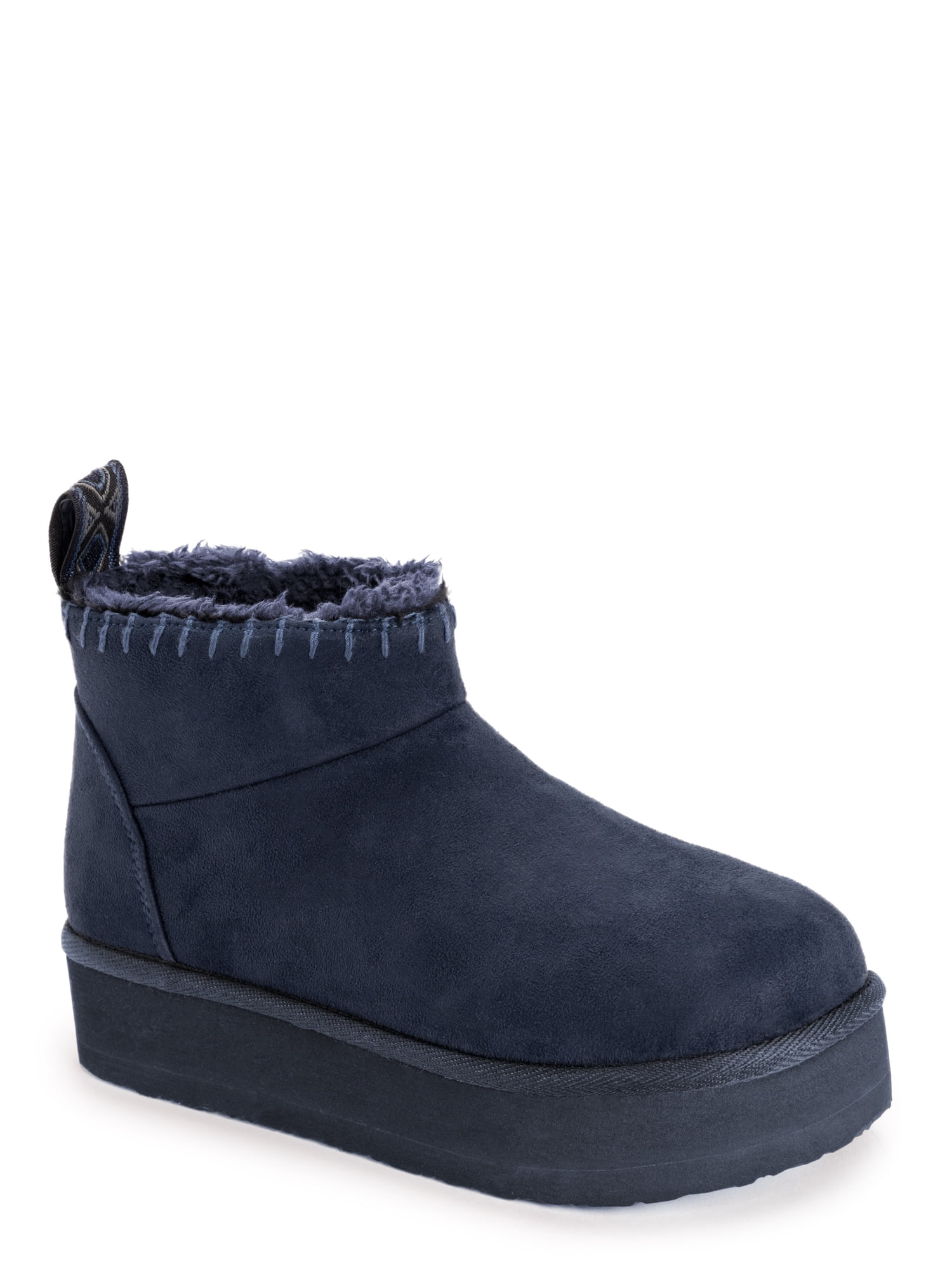MUK LUKS Women's Augie Mini Side-Zip Cozy Boo