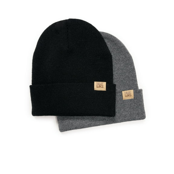 MUK LUKS Women's Beanie Hat Set, 2-Pack