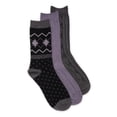 thumbnail image 1 of MUK LUKS Women's Boot Socks, 3 Pairs, 1 of 4