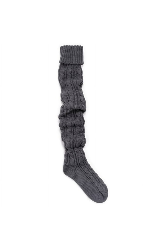 Women's Cable Knit Over the Knee Socks