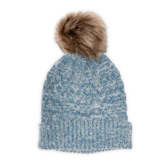 MUK LUKS Women's Chenille Eyelash Mix Hat