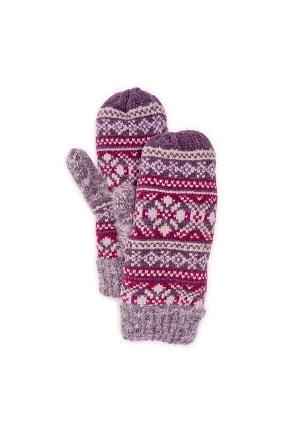 Women's Chenille Eyelash Mix Mitten