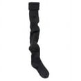 thumbnail image 1 of MUK LUKS Women's Chunky Ribbed Over the Knee Socks-Ebony OS, 1 of 4