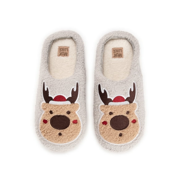 MUK LUKS Women's Cozy Holiday Clog Slipper
