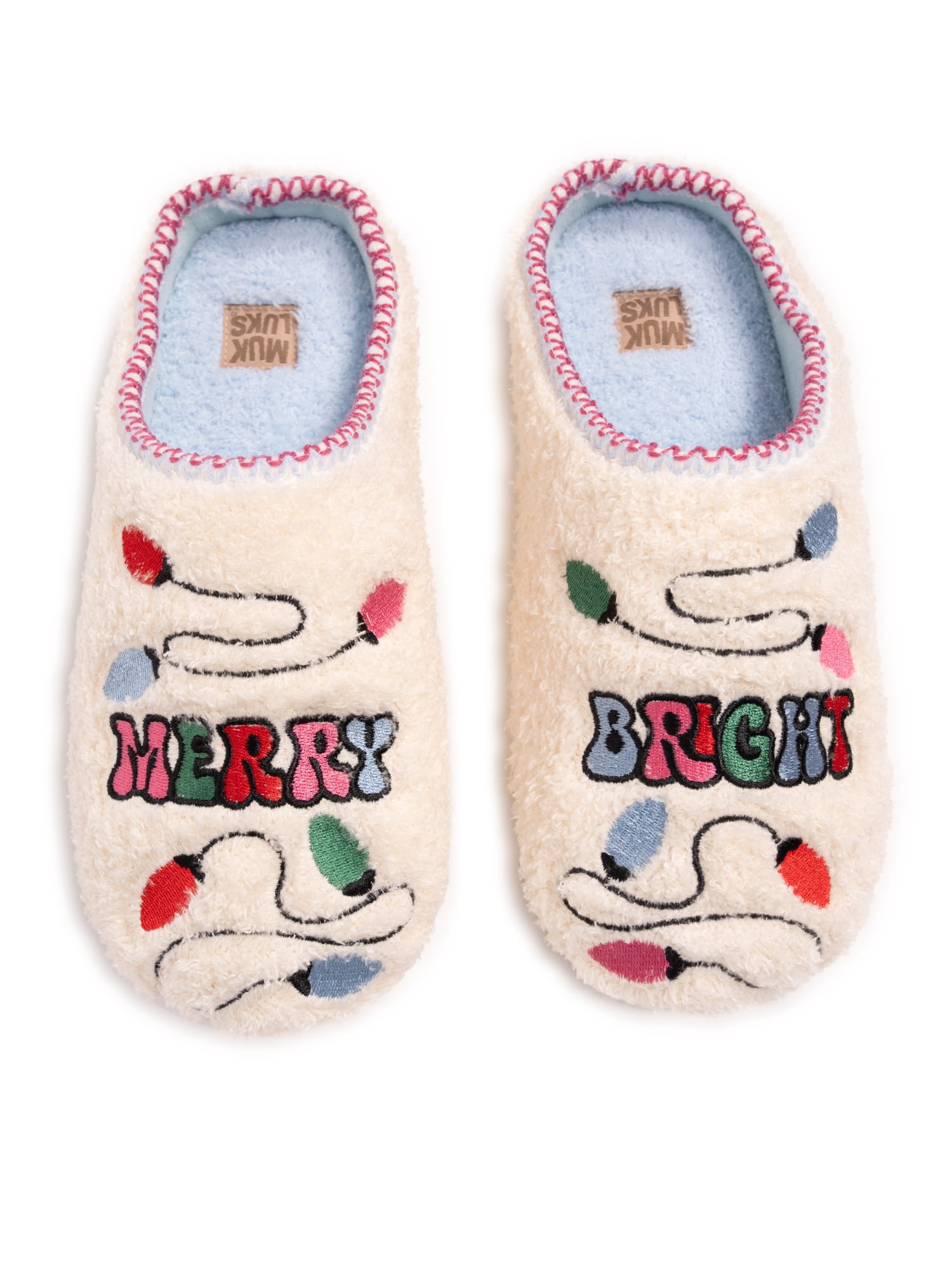 MUK LUKS Women's Cozy Holiday Clog Slipper