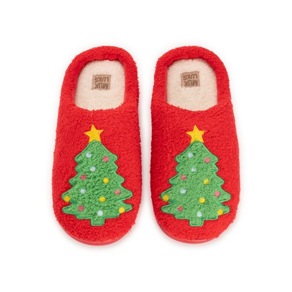 MUK LUKS Women's Cozy Holiday Clog Slipper