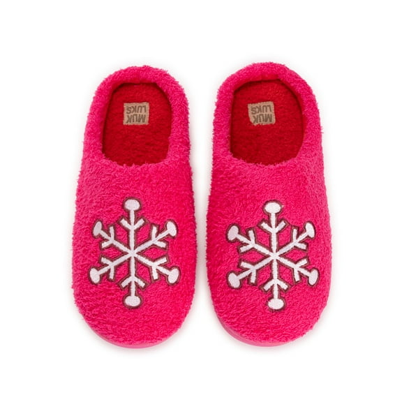 MUK LUKS Women's Cozy Holiday Clog Slipper