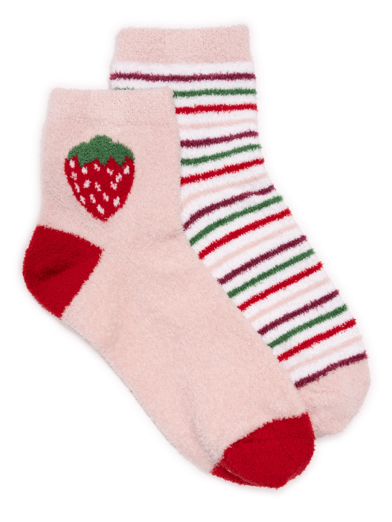 MUK LUKS Women's Cozy Novelty Socks, 2-Pack