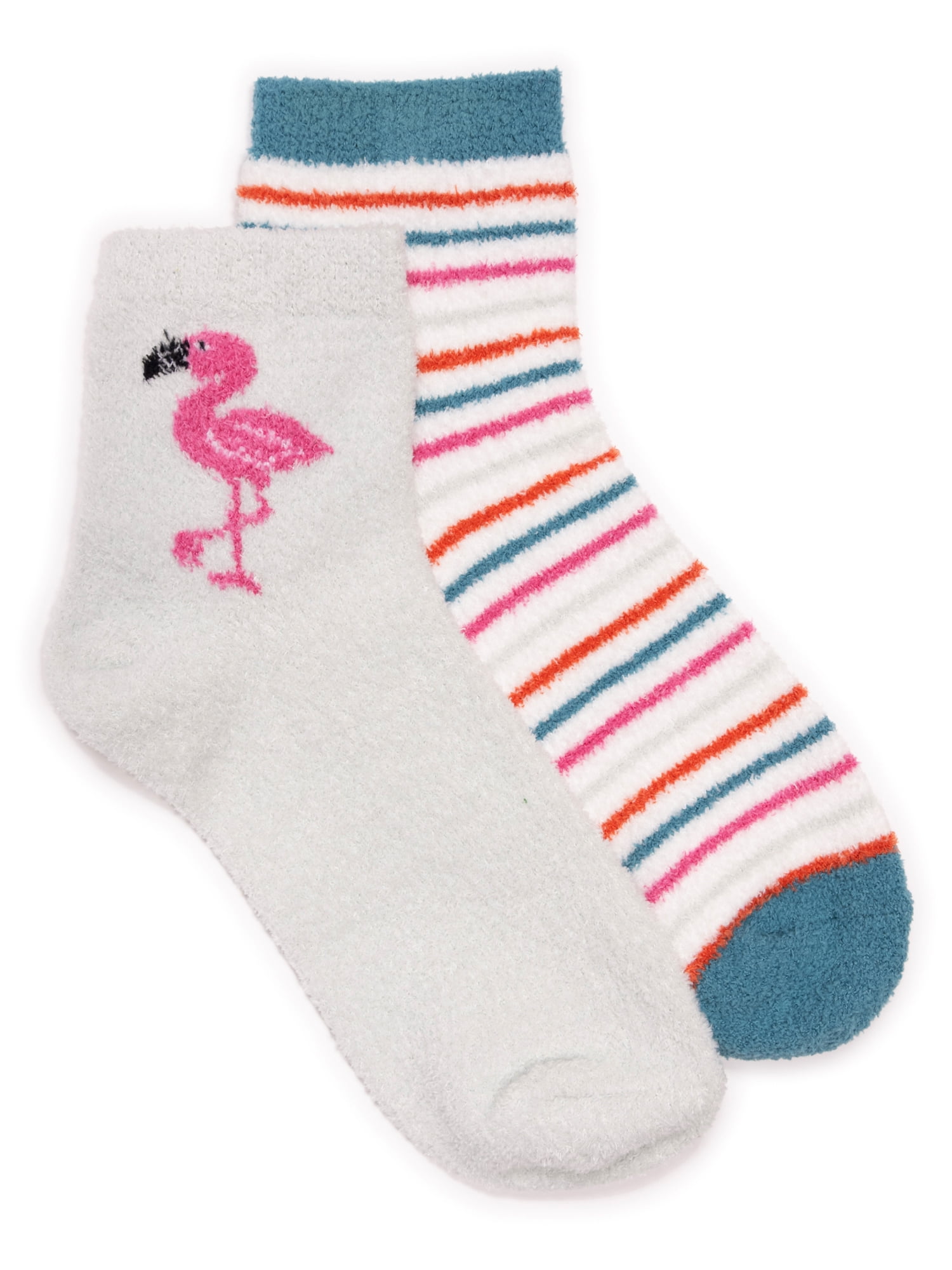 MUK LUKS Women's Cozy Novelty Socks, 2-Pack