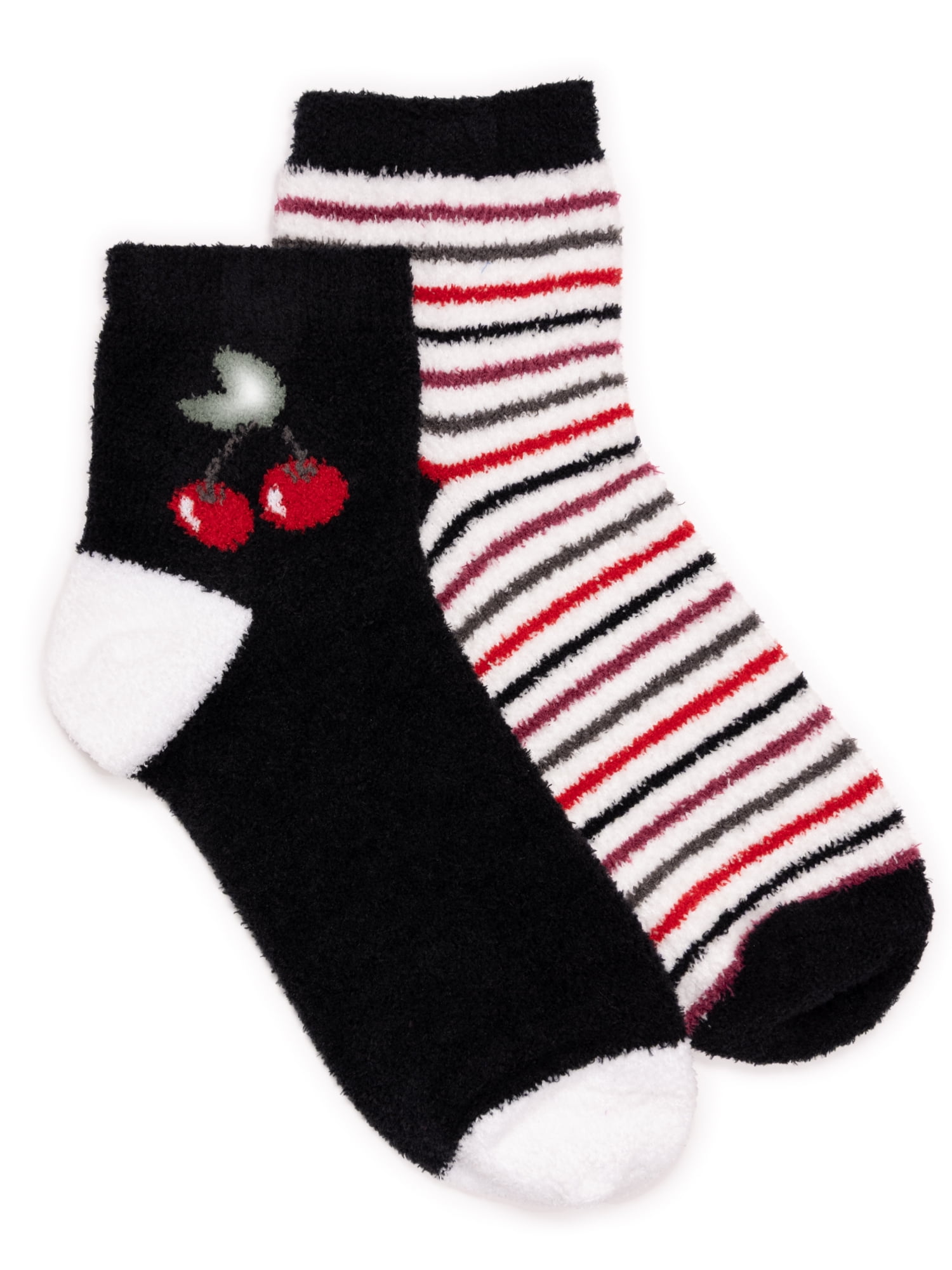 MUK LUKS Women's Cozy Novelty Socks, 2-Pack