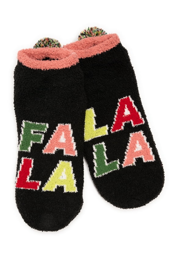 Women's Cozy Slipper Sock with Pom, 1-Pack, OSFM