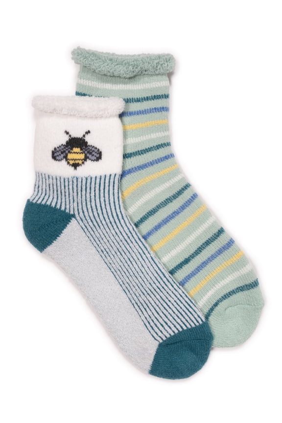 Women's Crew Lounge Socks, 2-Pack, OSFM