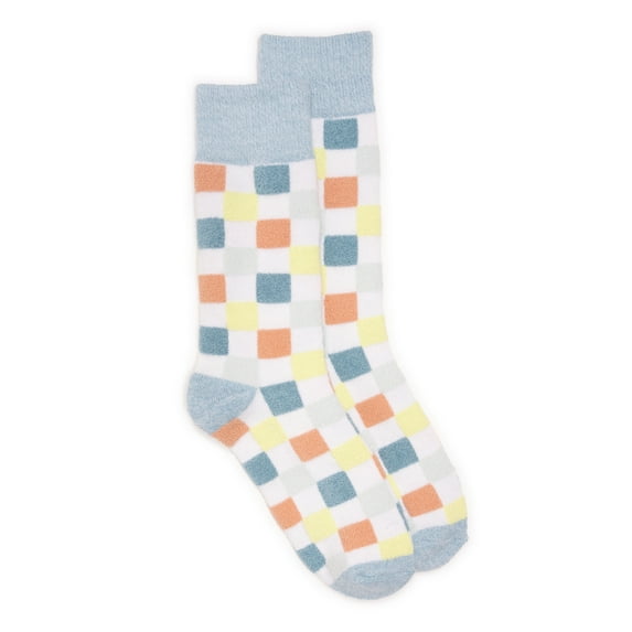 MUK LUKS Women's Dream Step Cozy Crew Sock