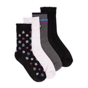 Women's Dream Step Crew Socks, 4-Pack, OSFM