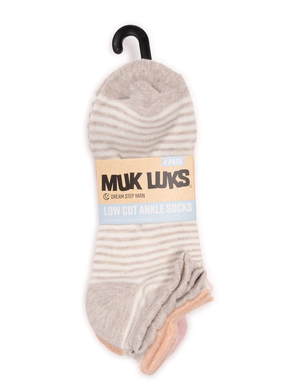 Women's Dream Step Low-Cut Ankle Socks, 4-Pack, OSFM