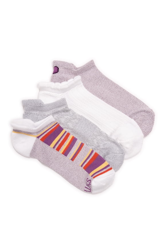 Women's Dream Step Low-Cut Ankle Socks, 4-Pack, OSFM